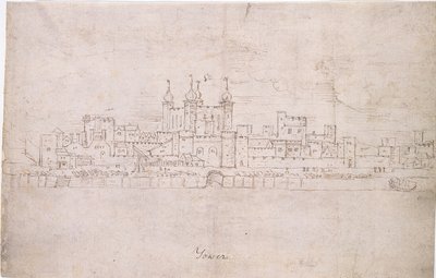 The Tower of London by Anthonis van den Wyngaerde